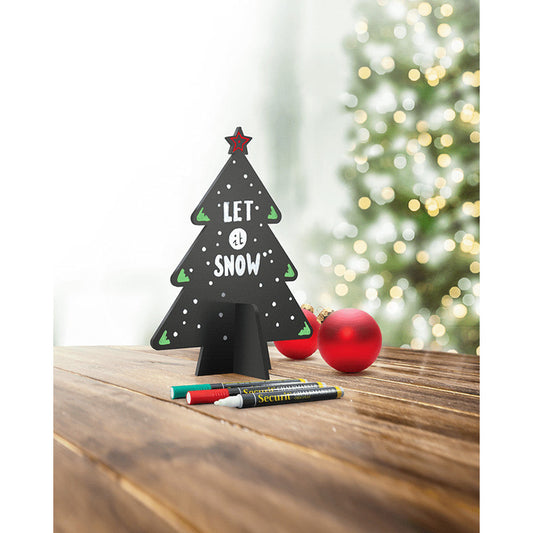 3D Weinachtsbaum Tischkreidetafel Aufsteller beschriftbar mit Securit Kreidemarker günstig online kaufen