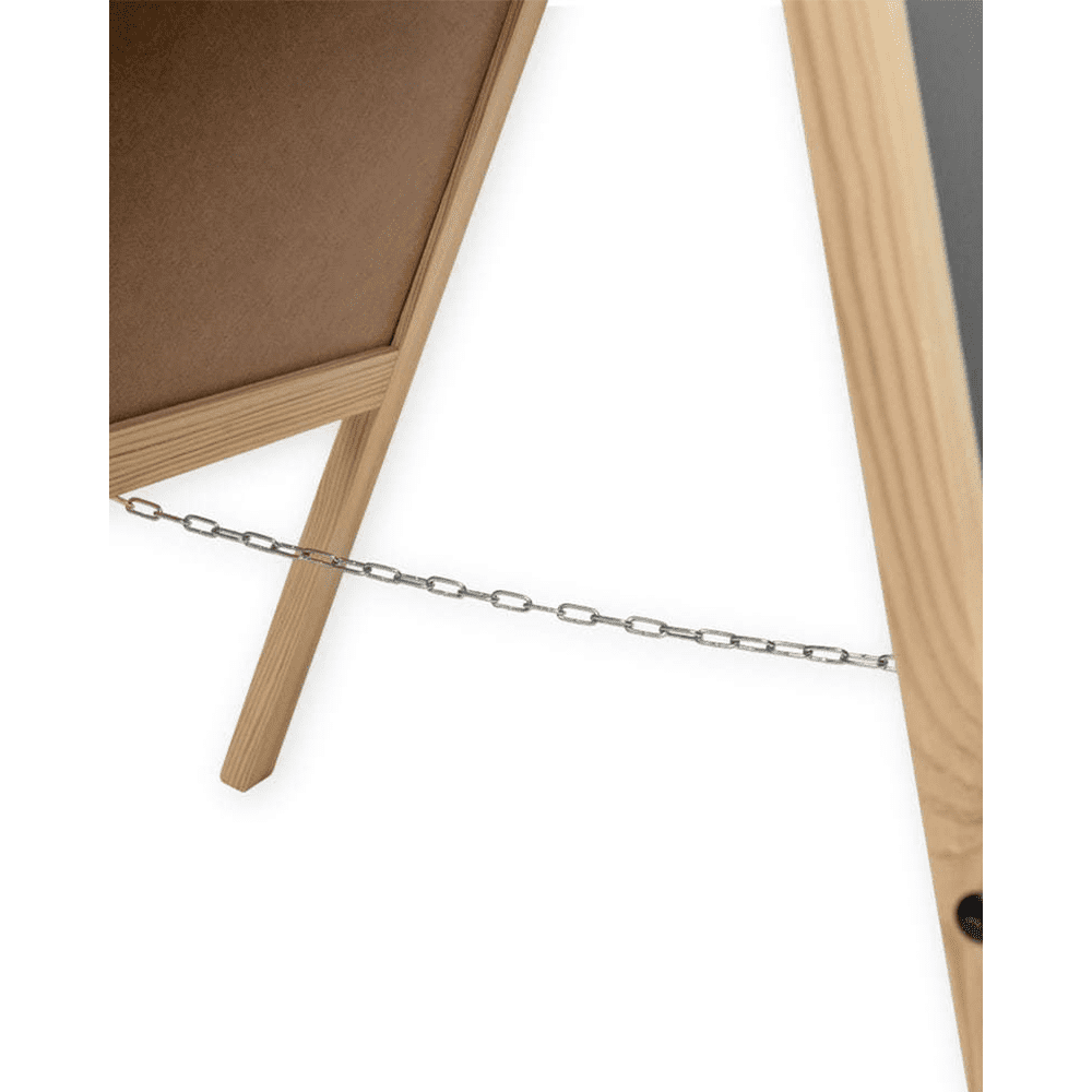 Abstandskette Holz Kundenstopper