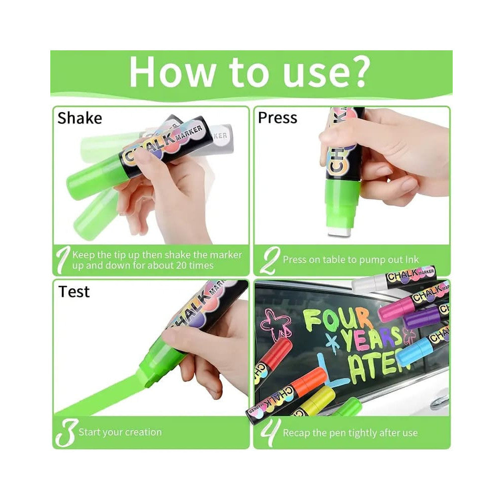 Anwendung wasserlösliche Kreidemarker CHALKmarker