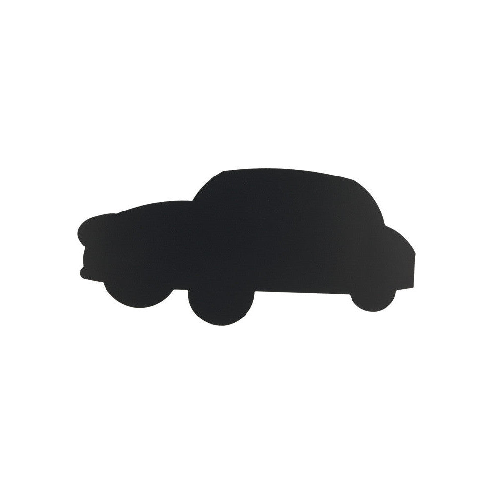 Auto Kreidetafel Silhouette Securit für Kinderzimmer, Kinder Kreidetafel Silhouette schwarz zum Beschriften mit Kreidemarker Kreidestifte