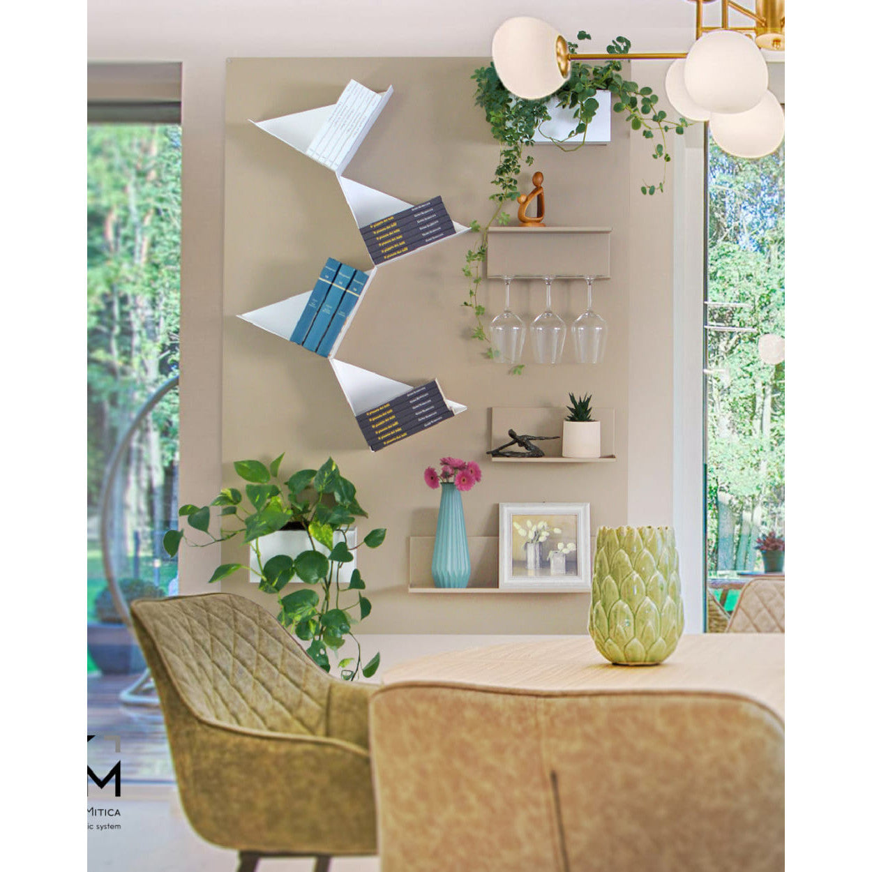 Dekowandtafel in Beige gross magnetisch 100x145cm