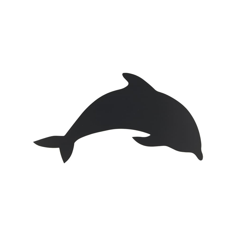 Delfin Kreidetafel Slhouette für Kinder zum Malen mit Kreide