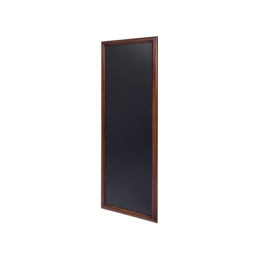 Securit® Kreidetafel mit Holzrahmen, Dunkelbraun, 56x120cm, Outdoor