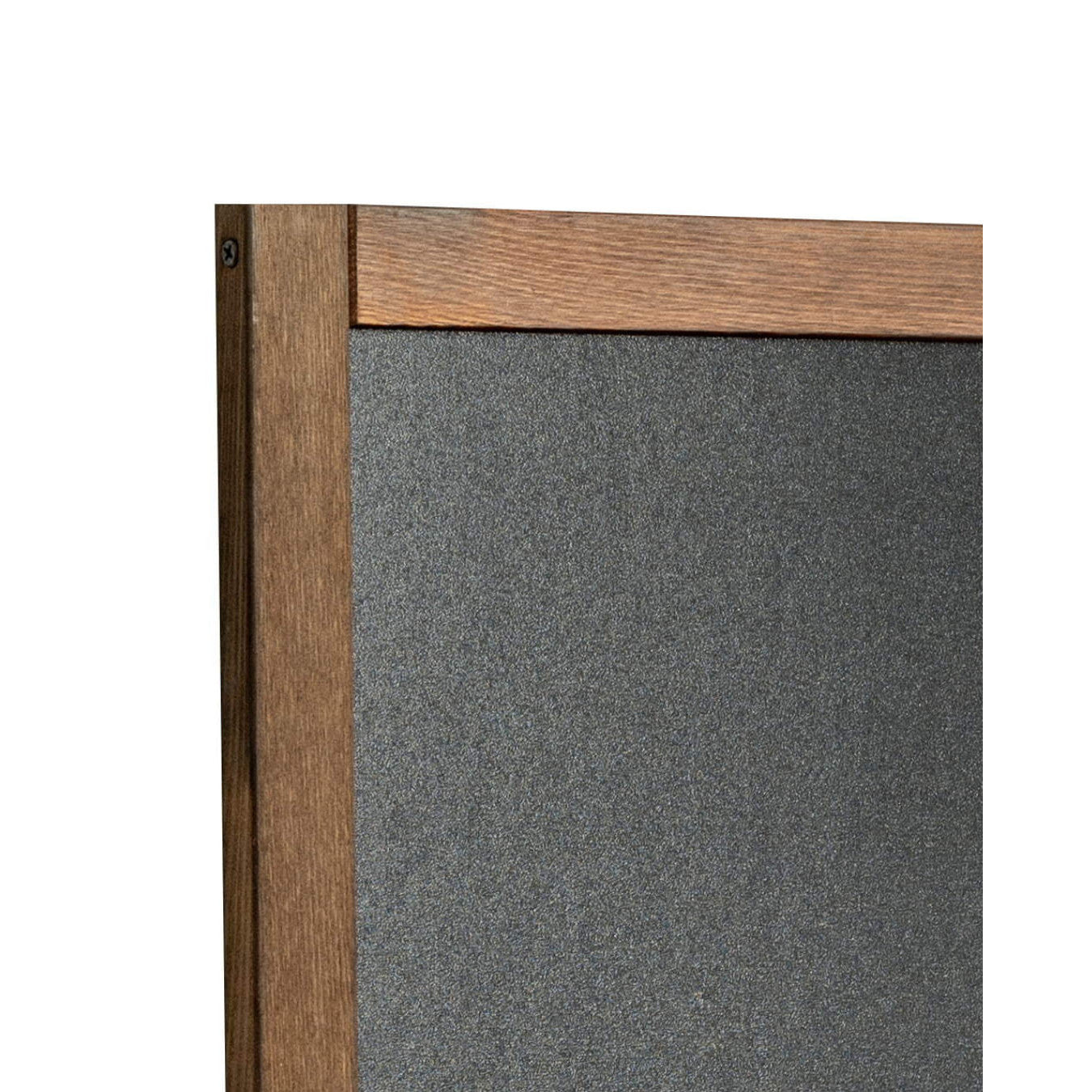 Wandkreidetafel mit Holzrahmen, Dunkelbraun, Indoor