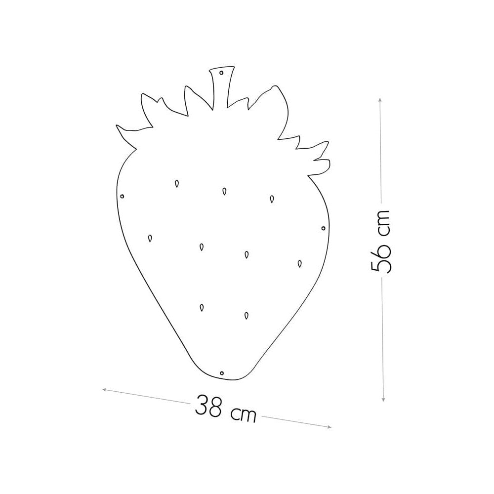 Erdbeeren Kreidetafel magnetisch Kalamitica