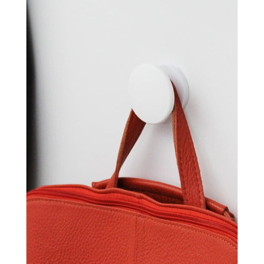 Garderobenhaken für Taschen und Kleider magnetisch weiss