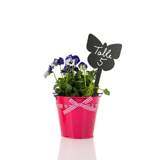 Gartenstecker Kreidetafel Schmetterling