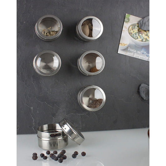 Gewürzdosen magnetisch für die Verwendung mit magnetischen Küchentafeln