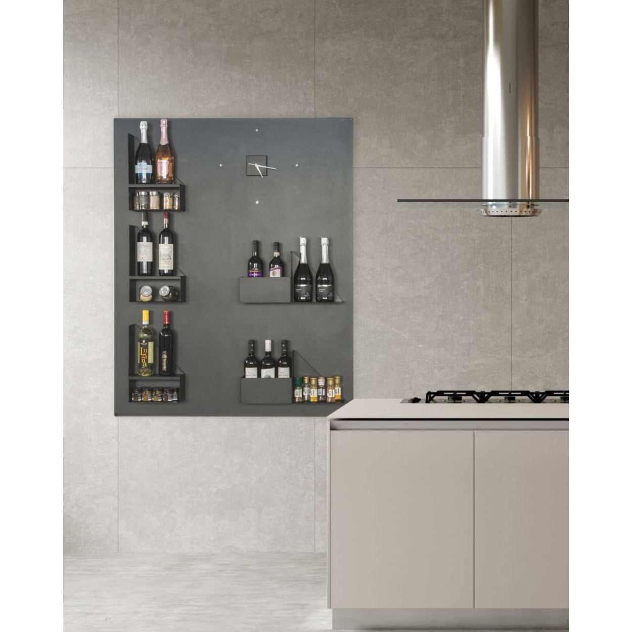 Grosse magnetische Kreidetafel schwarz für Innendekoratio