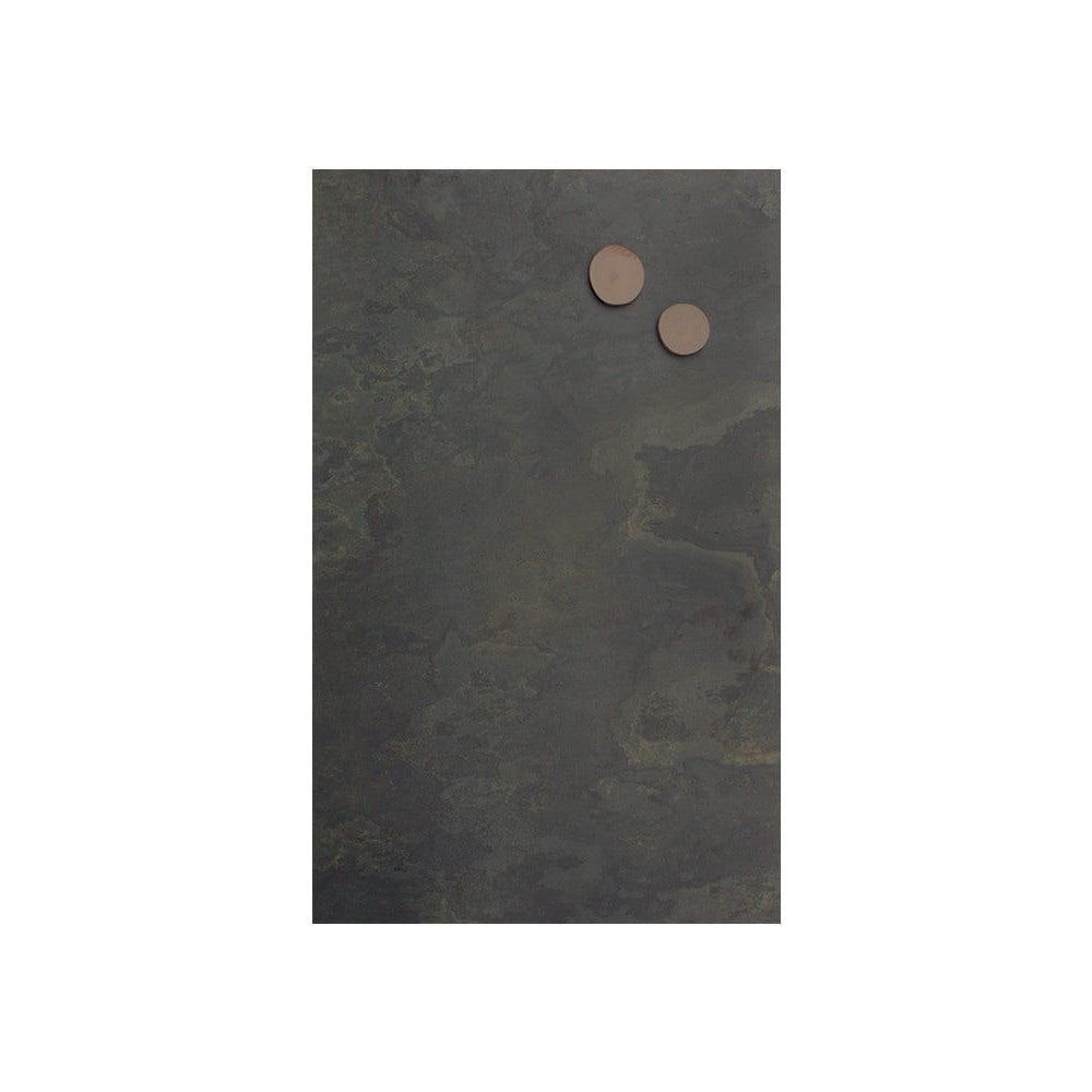grosse Schieferkreidetafel magnetisch in grünem Schiefergestein, Schiefertafel magnetisch 61x120cm