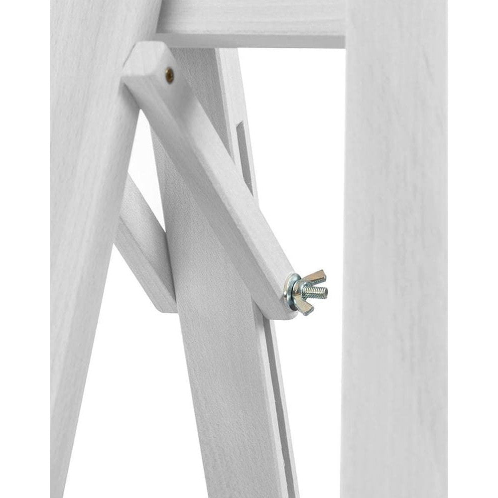 Höhenverstellbare Holz Staffelei weiss