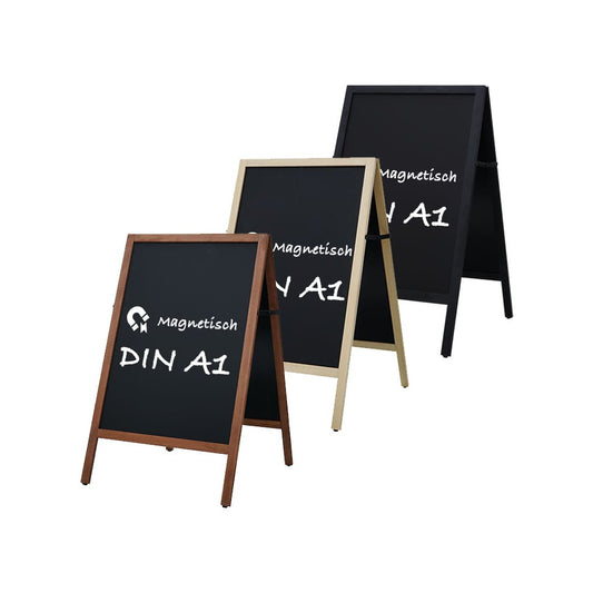 Holz Kundenstopper DIN A1 günstig online kaufen in verschiedenen Farben