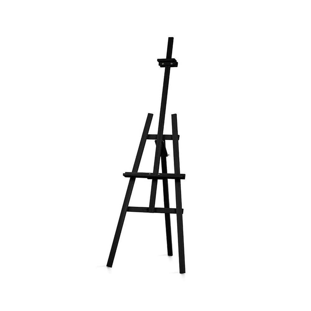 Holz Staffelei Classic, Schwarz, 175cm