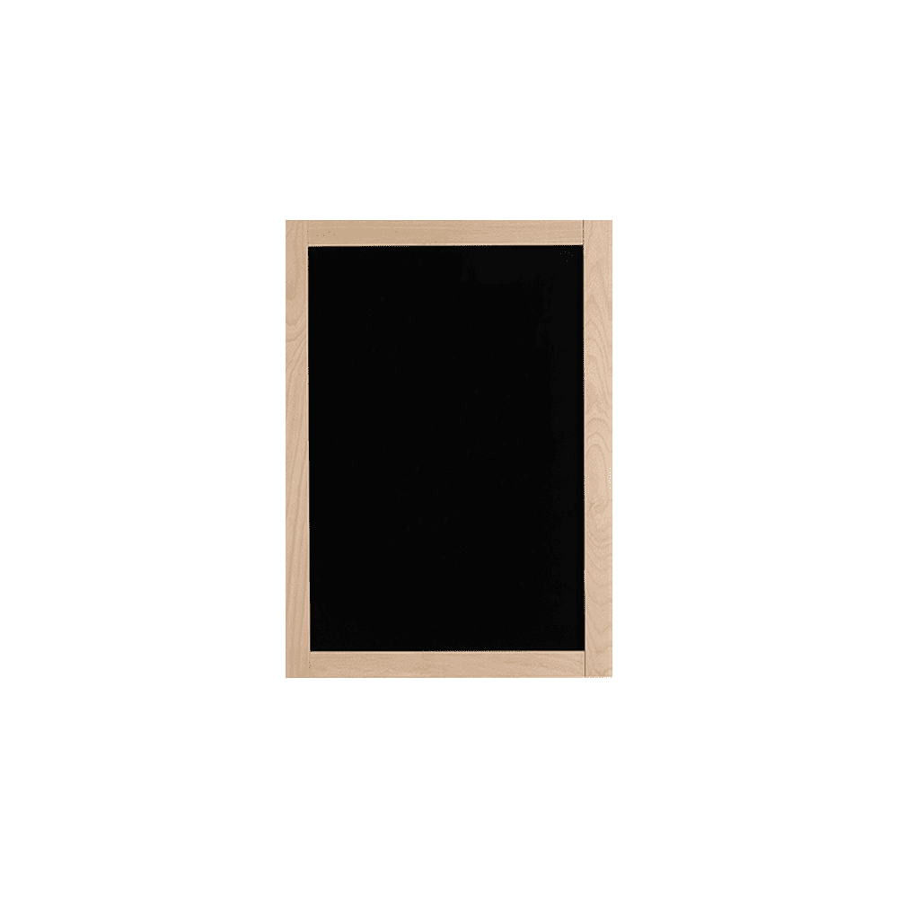 Holz Wand Kreidetafel mit Rahmen zum Aufhängen und Aufstellen, 40x60cm