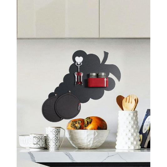 Innendesign Wandtafel mit Kreide beschreibbar Traubenform