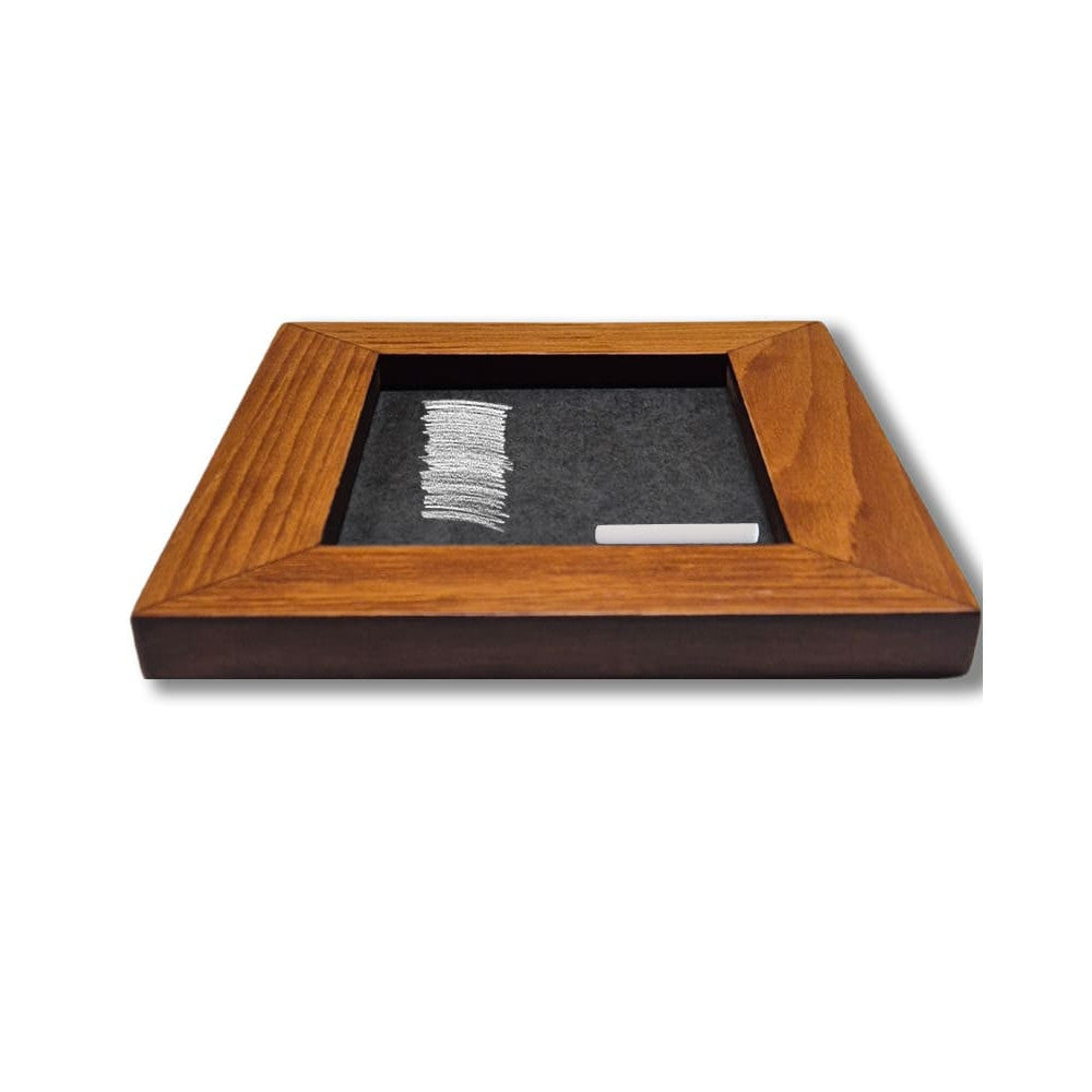InspiraBoard Kreidetafel 24x20cm dicker Holzrahmen