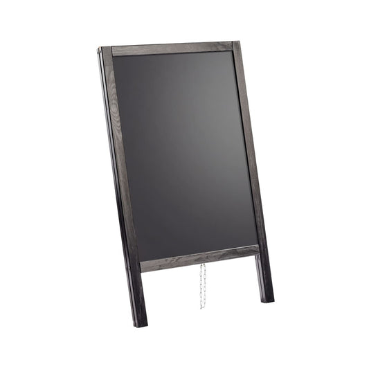 Klappbarer Holz Kundenstopper klein beidseitig beschreibbar