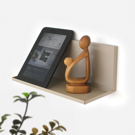 KalaMitica® Magnetisches Wandregal "Kostas", 30cm, Beige