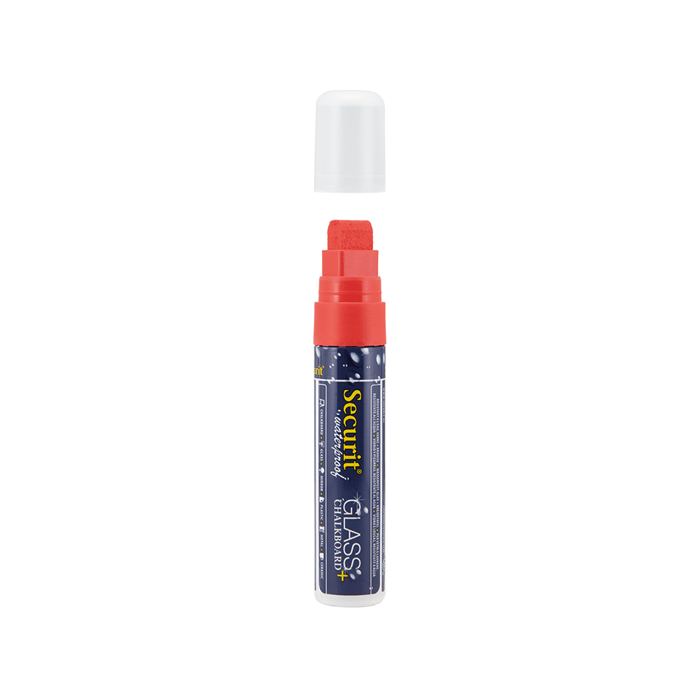 Securit® Kreidemarker Wasserfest, 7-15mm, Einzeln, Rot