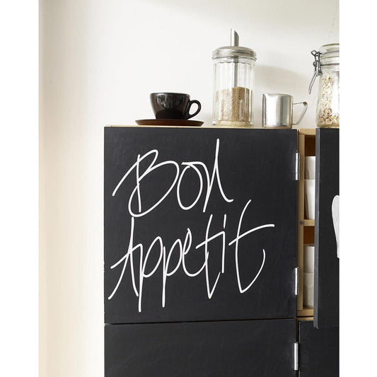 Kreidetafel beschriftet mit Edding 4090 Kreidemarker weiss