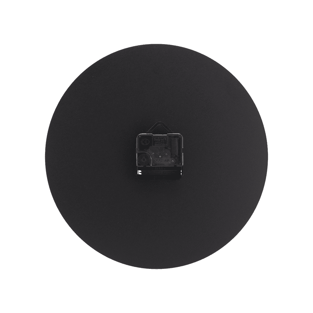 Kreidetafel in Uhr Silhouette, Uhr Kreidetafel schwarz ohne Rahmen geeignet als Notiztafel, Rückseite Batterien