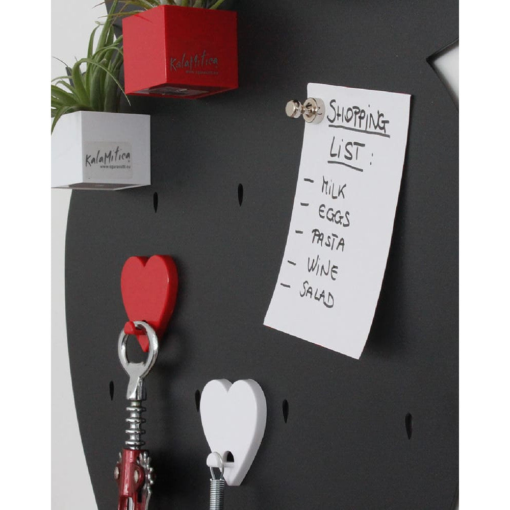 Kreidetafel magnetisch Kalamitica Erdbeerenform