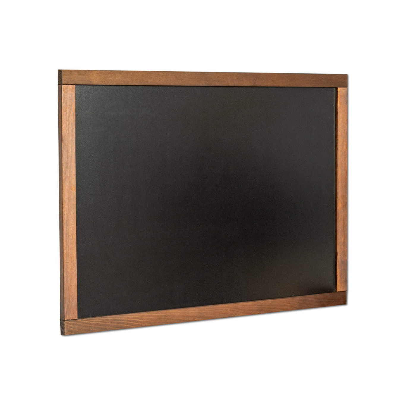 Kreidetafel mit Holzrahmen dunkelbraun vertikal