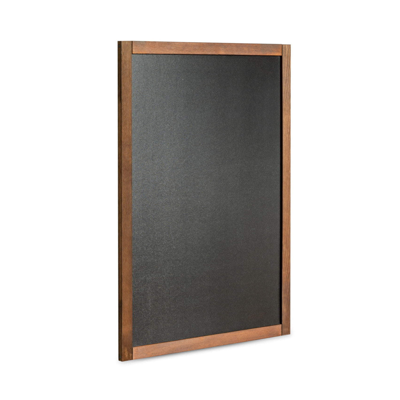 Wandkreidetafel mit Holzrahmen, Dunkelbraun, Indoor