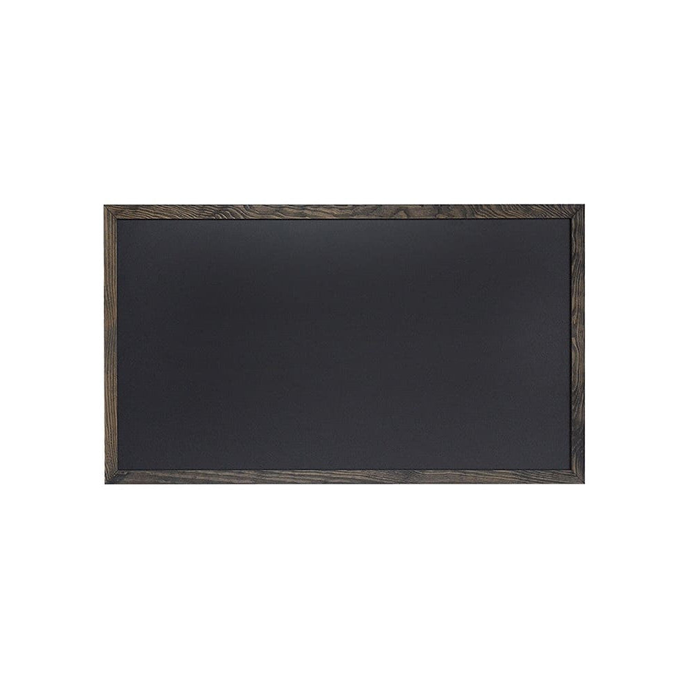 Kreidetafel mit Kiefer-Holzrahmen, 55x100cm, Schwarz