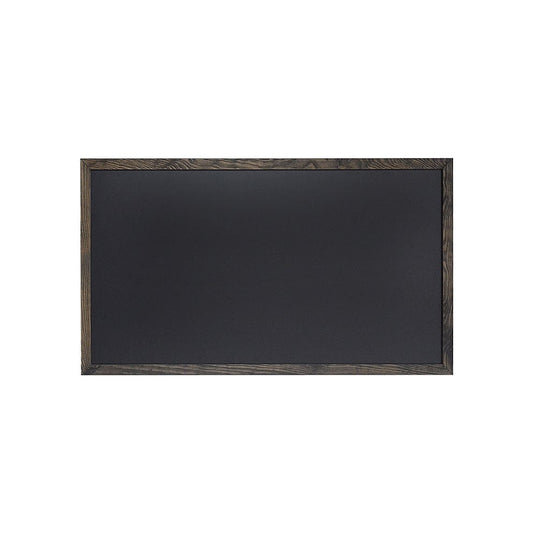 Kreidetafel mit Kiefer-Holzrahmen, 55x100cm, Schwarz