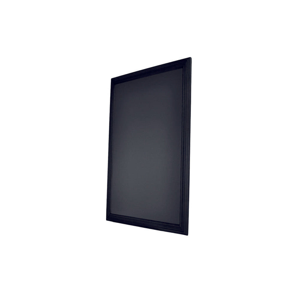 Securit® Kreidetafel mit Holzrahmen, Schwarz, 70x90cm, Outdoor