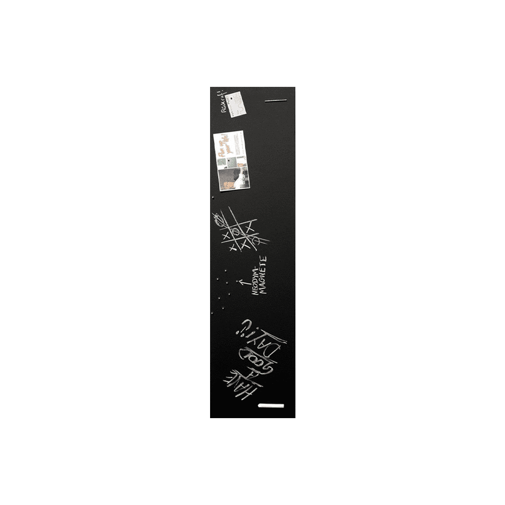 Kreidetafel ohne Rahmen, Magnetisch, 30x110cm