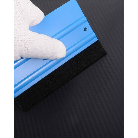 Kreidetafelfolie bekleben mit Rakel