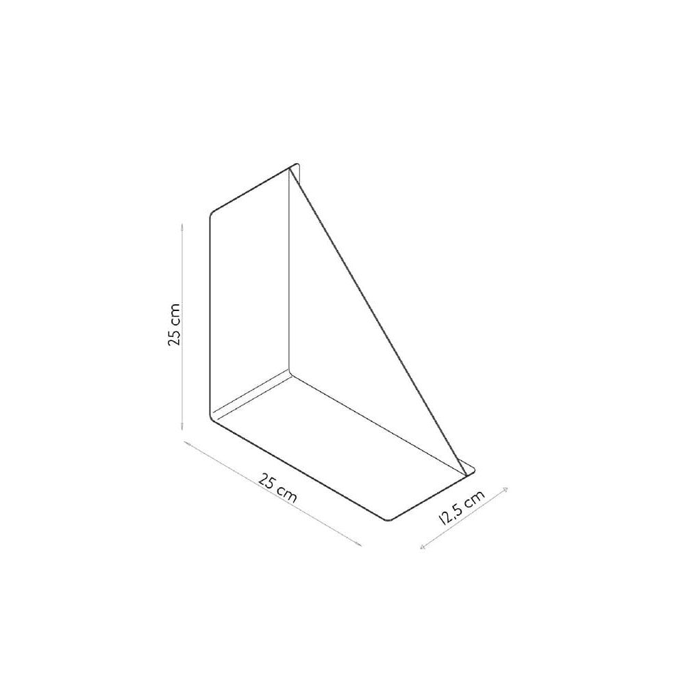L-Förmiges Wandregal magnetisch