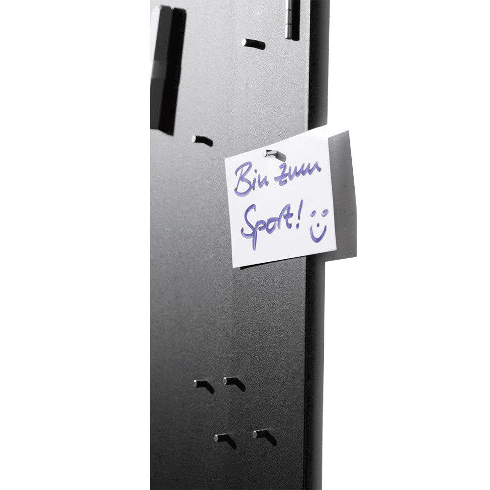 magnetische Wandkreidetafel rahmenlos aus Metall, lange Kreidetafel schwarz ohne Rahmen magnetisch mit Neodym-Magnete für Notizen