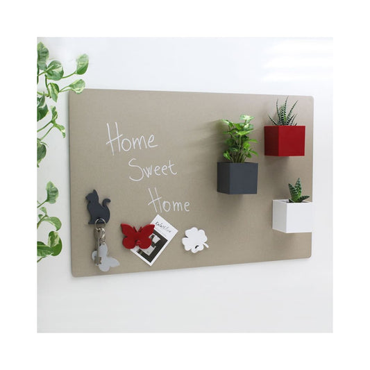 KalaMitica® Magnetische Würfelbehälter Neodym, Ø6cm, Anthrazit/Rot/Weiss, 3 Stk.