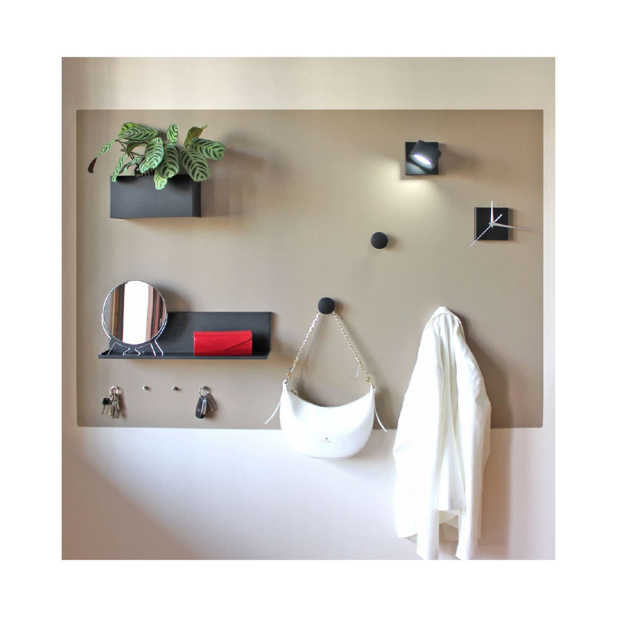 Manetische Kreidetafel in Beige XXL