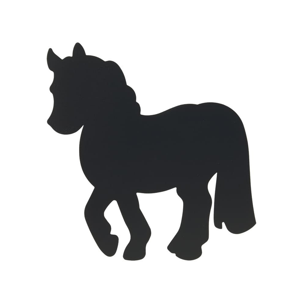 Pony Wandkreidetafel Silhouette zum Malen mit Kreide