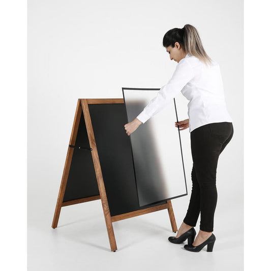 Schutzfolie mit Magnetband schwarz