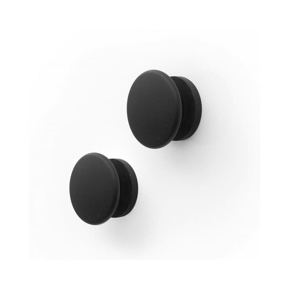 Schwarze Garderobenhaken magnetisch Kalamitica