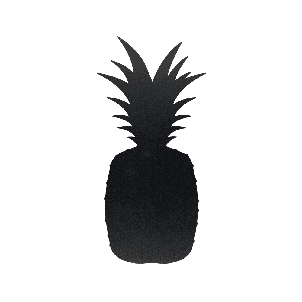 schwarze Kreidetafel Ananasform Silhouette für Home and Business, Ananas Kreidetafel für Gemüseläden und Hofläden