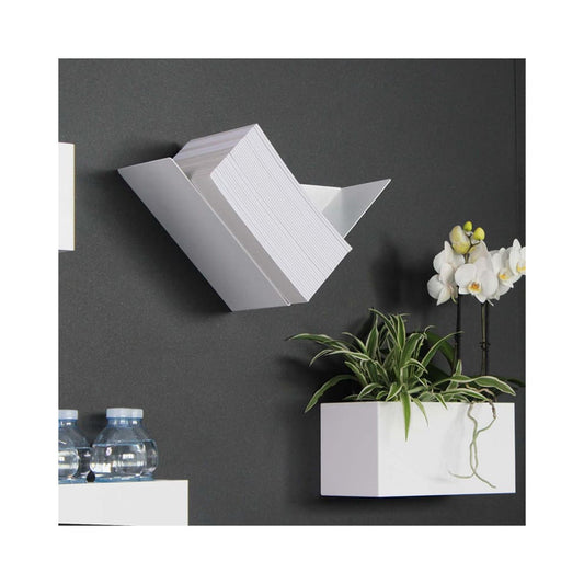 Neodym-Magnetische Ablage aus Stahl L-Förmig, KalaMitica®, Weiss