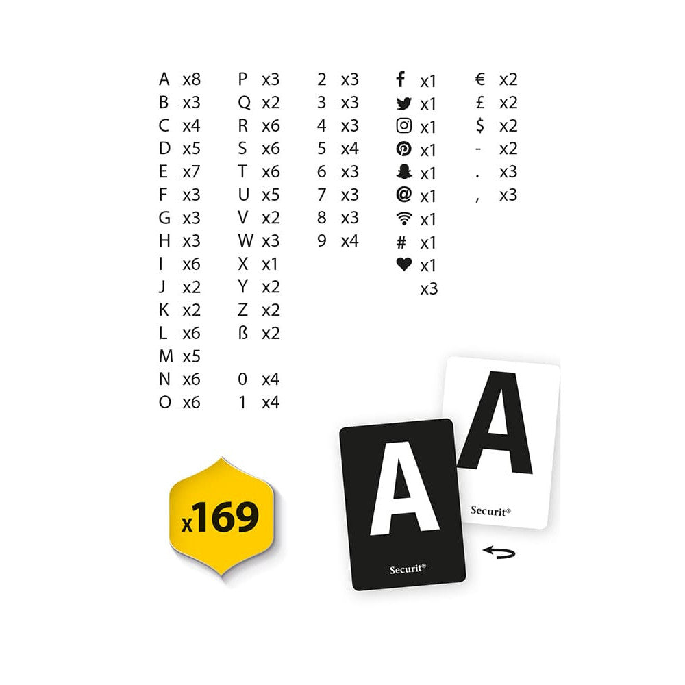 Securit-Buchstaben-&-Symbole-für-Buchstabenregal