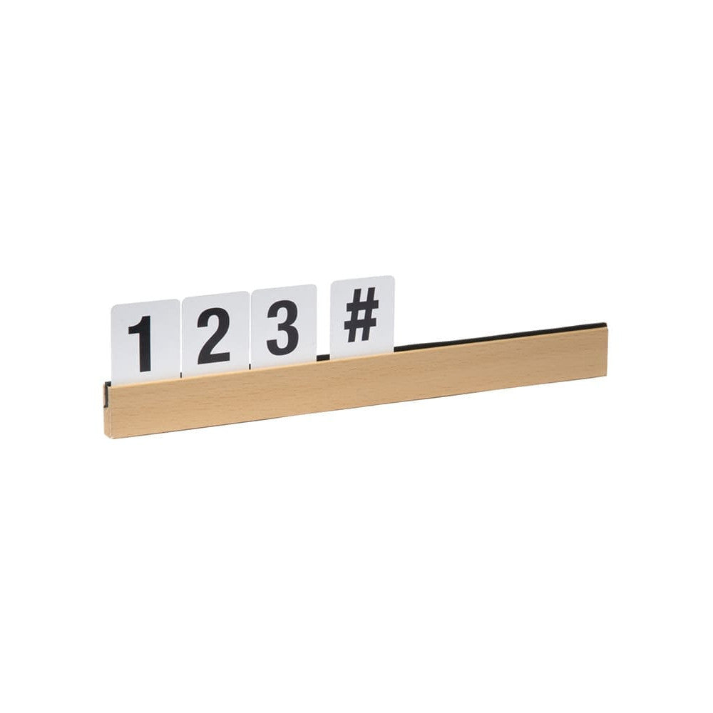 Securit-Buchstabenregal-Holzleiste-mit-Gummi