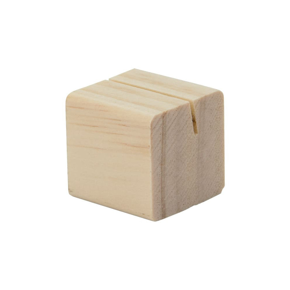 Securit® Holz-Aufsteller für TAGs, 6 Stück inkl. 6 TAG's in A7 und 1 Securit Kreidestift