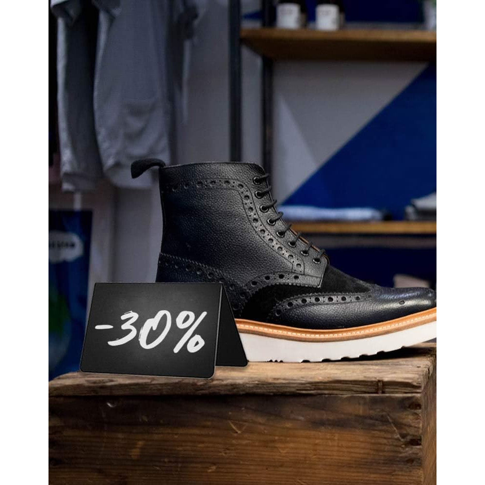 Tischaufsteller Kreidetafel A-Form als Preisschild für Schuhe