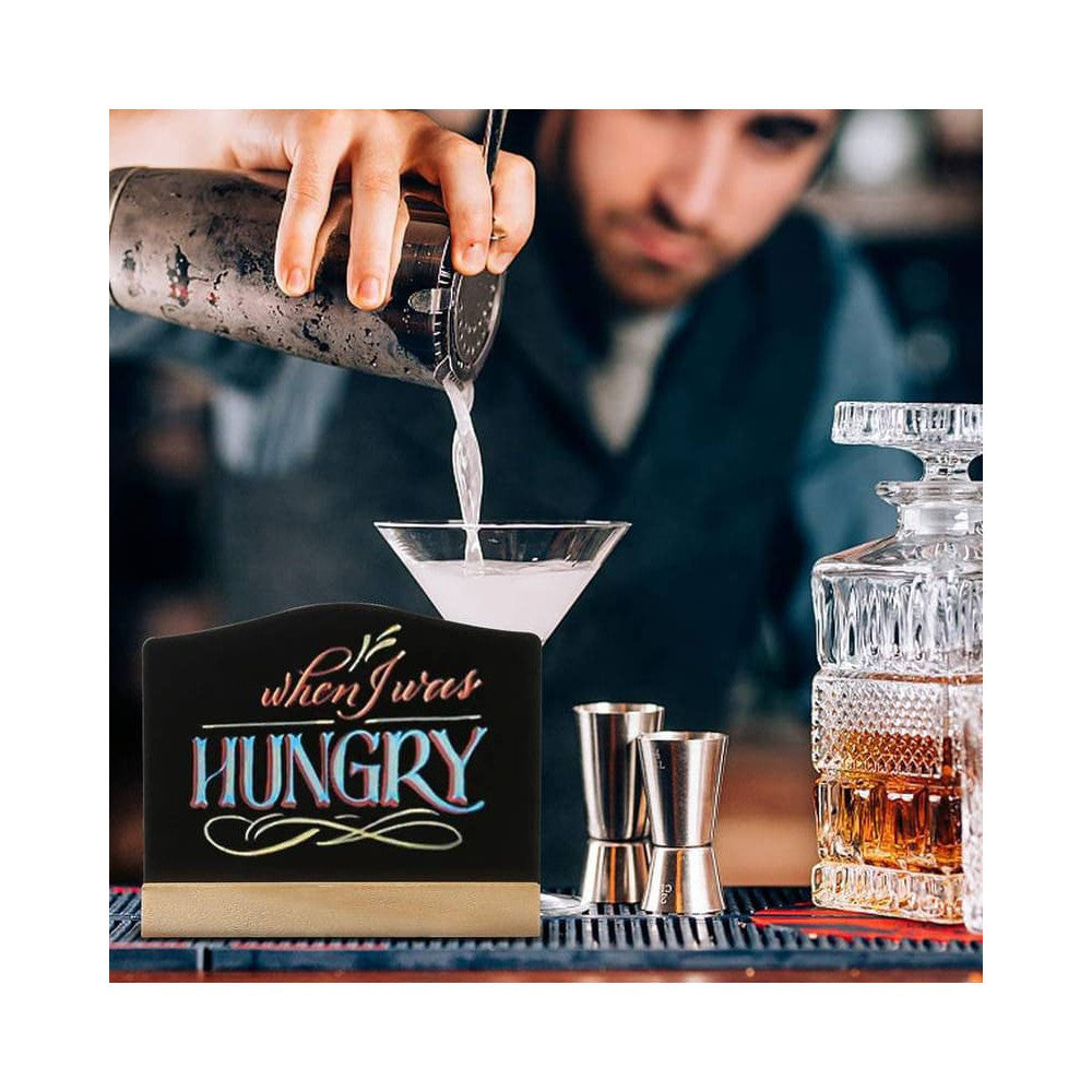Tischkreidetafel für Cocktailbar
