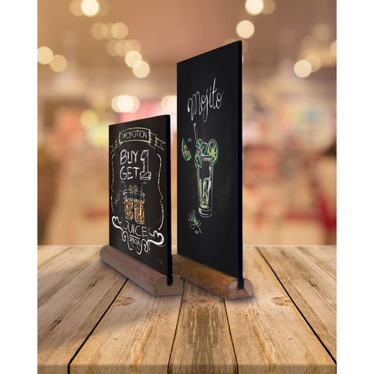 Tischkreidetafeln A5 und A4 mit Cocktails beschriftet