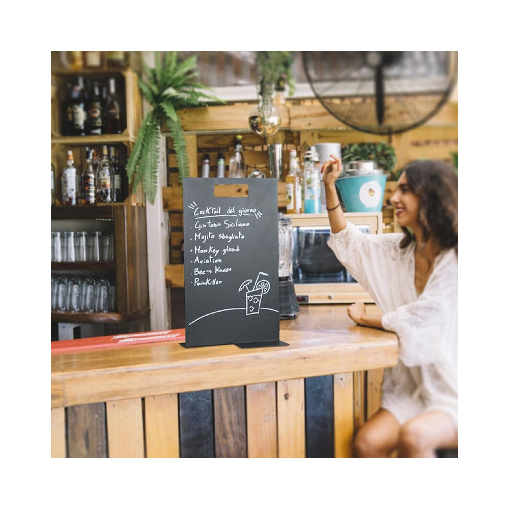 KalaMitica® Magnetische Tischkreidetafel / Thekendisplay / Menühalter