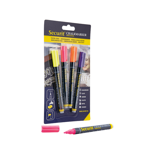 tropische Kreidemarker für das Beschriften von Kreidetafeln, Glas mit z.B. Früchten & Cocktails, Gastro Kreidetafeln Kreidemarker